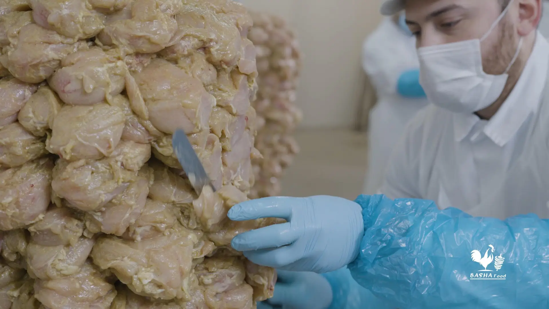 Basha Food Produktion: Zuschnitt unter Hygienekontrolle